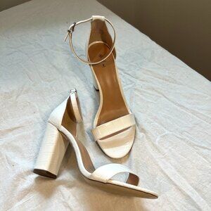 Call it Spring Aldo White Block Heel